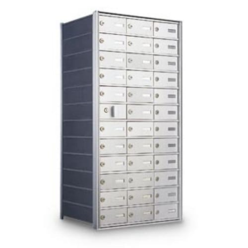 CAD Drawings American Postal Manufacturing Co. Front Loading 26-Door Horizontal Private Mailbox